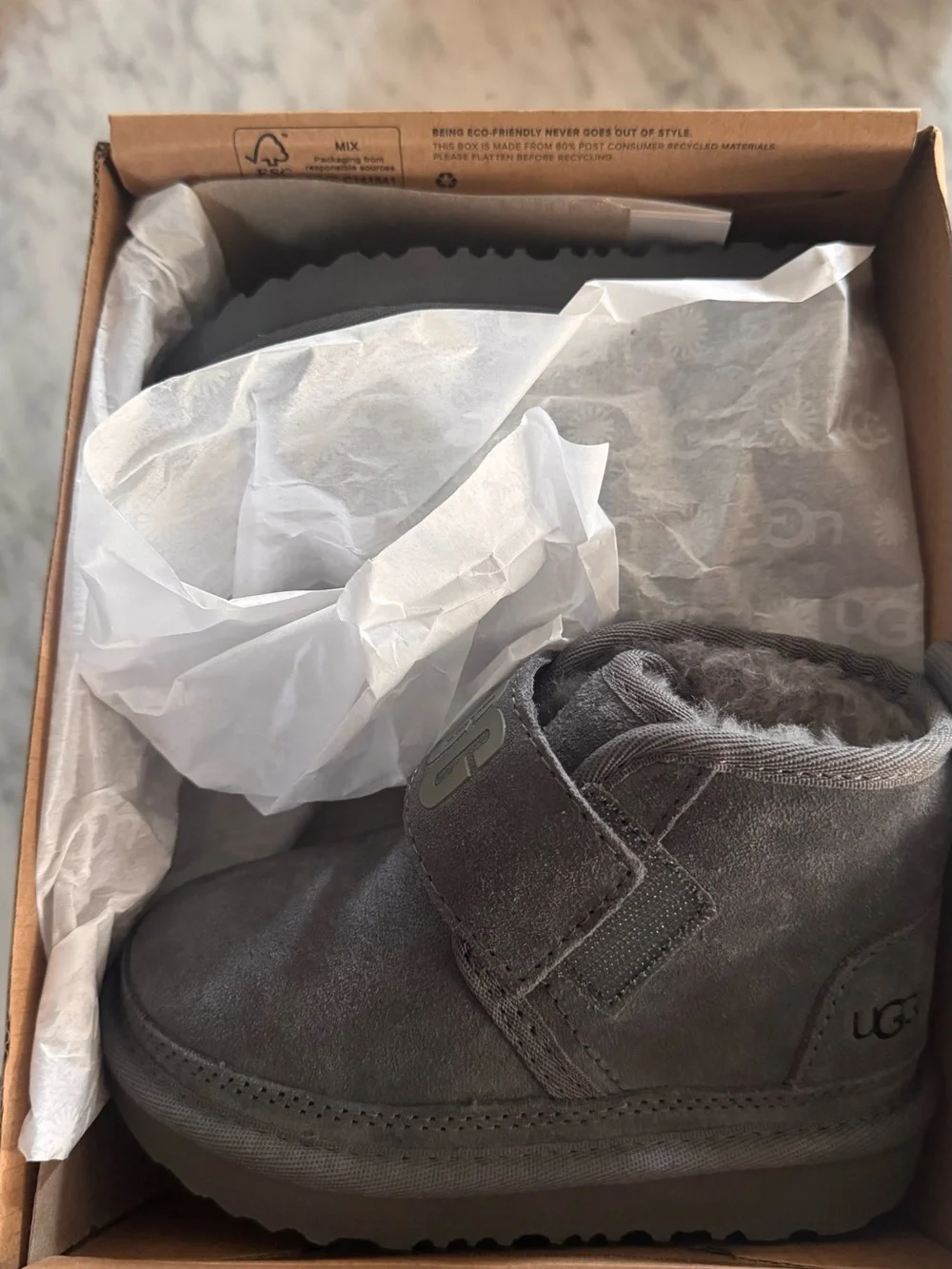 UGG Kids Boots Neumel I Graphic Boots – Toddler Boy Size 8 | NIB